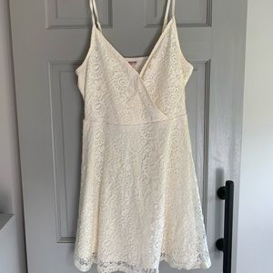 Mossimo Target lace ivory dress